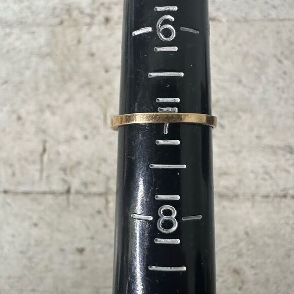 Vintage 1910-1920s 10k Mix Gold Citrine Ring - Picture 9 of 10